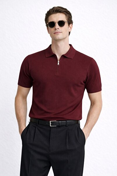 inpool Men'S, Half-Zip, Soft-Textured , Summer-Spring, Knitwear, Polo Neck T-...