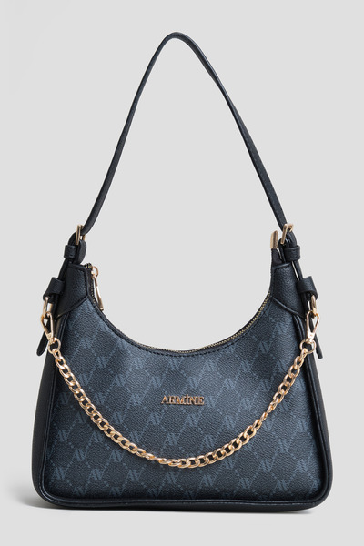 Armine Noktalı Çanta Siyah