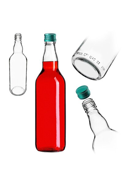 KADAX Sticlă de sticlă cu capac verde, 700 ml, 1 bucată.