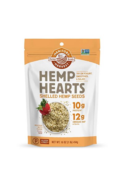 Manitoba Harvest Hemp Hearts Shelled Hemp Seeds 16oz, 10g Plant Protein, Omeg...