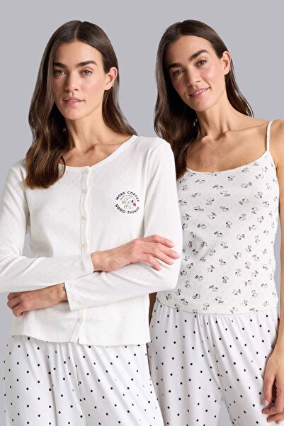 DeFacto Snoopy Regular Fit Long Sleeve 2-Piece Set G3099Ax26Sp