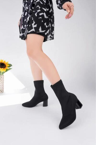 Papuçcity Snyrt 03394 Women's 6 cm Heeled Boots