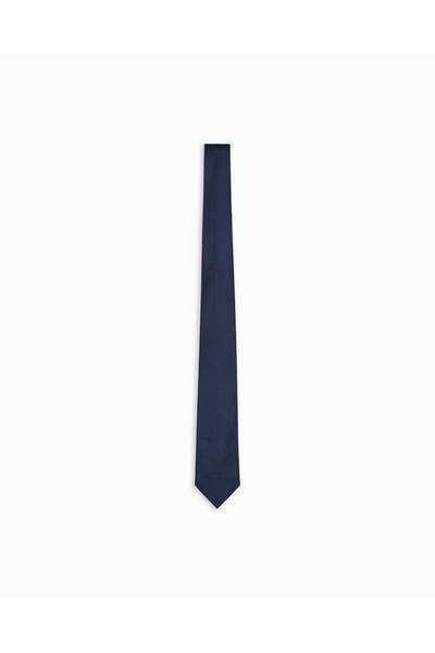 Emporio Armani Men's Micro-Patterned 100% Silk Navy Blue Tie Em001344 Te19687...