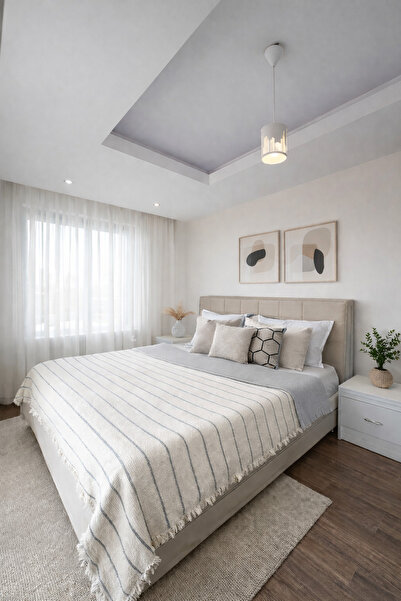 Ascotton 100% موسلين مملوء قطن غطاء سرير - 230x250 سم - 100% موسلين مملوء مزدوج
