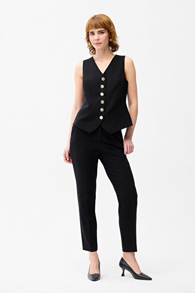 Love My Body Toka Detaylı Gabardin Pantolon