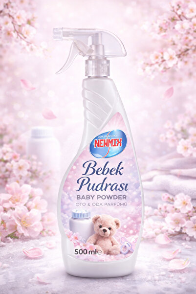 NEWMİX Bebek Pudrası Oda-Oto Parfümü 500 Ml