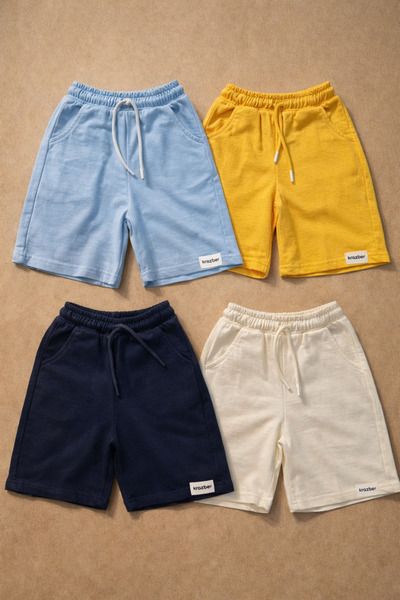 Krazber Παιδικό σορτς από χτενισμένο βαμβάκι Two Thread Ce Με τσέπες azlik Σε...