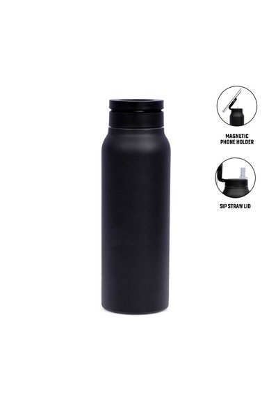 giftology FERRO - Magnetic Phone Holder Water Bottle 760ml - Sandstone