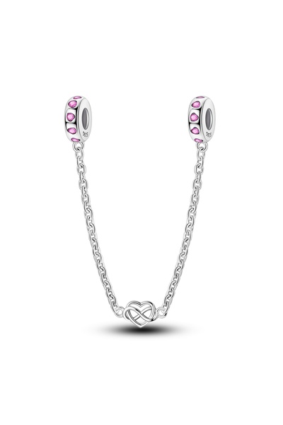 Choice14 KJC1281 925 Sterling Silver Safety Chain Aircraft Earth Camera Daisy...