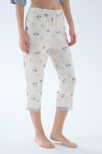 Hays Kadın Viskoz Dantel Detaylı Kapri Pijama Altı