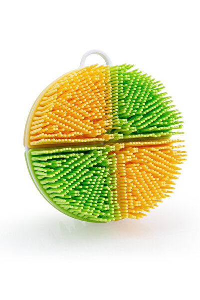 L&Wen ليفة سيليكون للجسم، فرشاة استحمام وشامبو لطيفة، تقشير سريع الرغوة، تدلي...