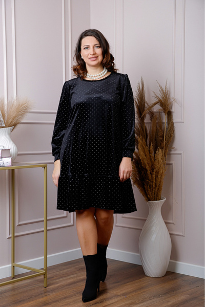 OEM Black velvet dress