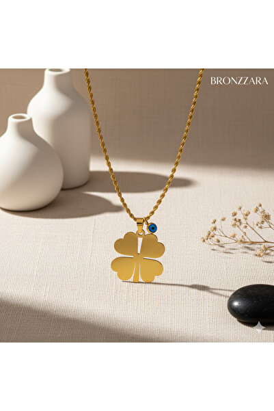 GenelTedarik GOLD YONCA ÇELİK KOLYE