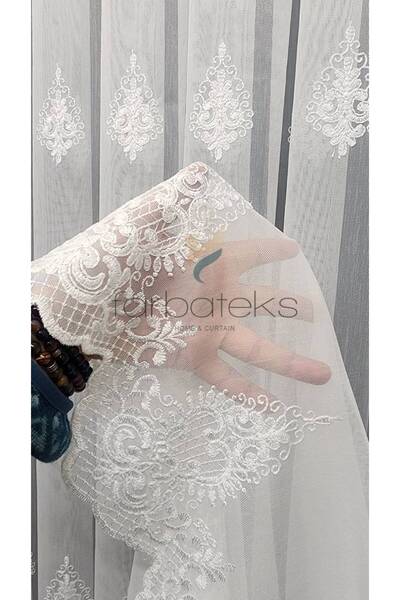 farbateks Colmar Classic Damask Desen Salon perdea transparentă Modele 1e3 Et...