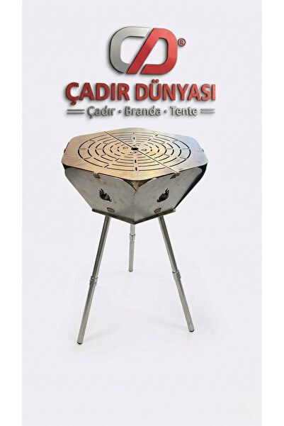 Çadır Dünyası Kamp Ekipmanları Çadır Dünyası Ayarlanabilir Ayaklı Kamp Ateşi ...