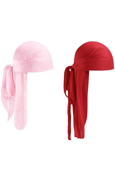 ESUSO Pamuk Karışımı Kumaş Durag Bandana Uzun Kuyruklu