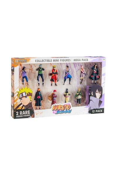 FABBA TOYS مجموعة شخصيات ناروتو PMI NSH2080S مكونة من 12 قطعة متنوعة