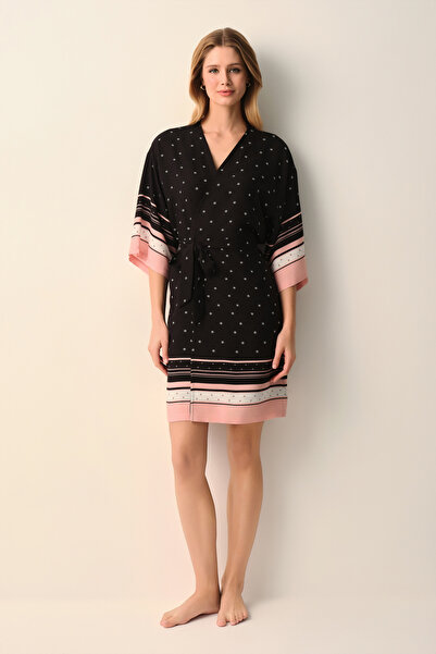 SUWEN Monogram Short Robe
