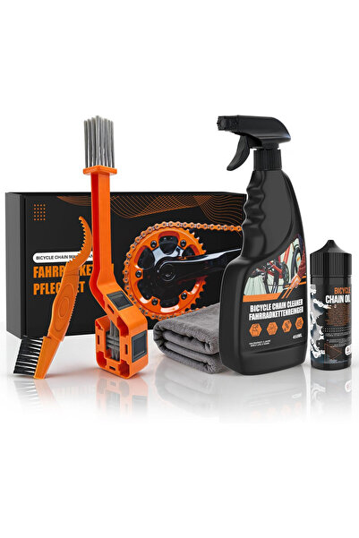 Scalnuvyyh Bicycle chain cleaning kit, with 450 ml degreaser and 120 ml chain...