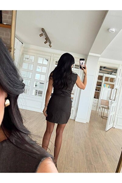 Butic Brown Denim Dress