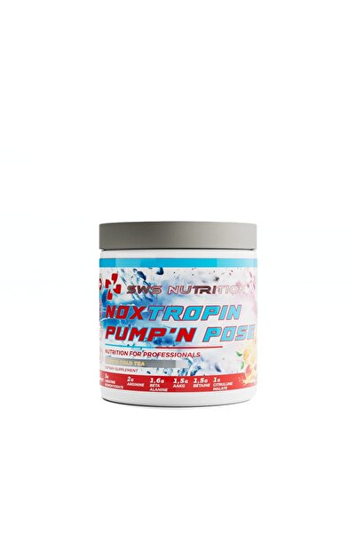 Swiss Nutrition (KAFEİN İÇERMEZ ) Noxtropin Pump'N Pose Preworkout Şeftali So...