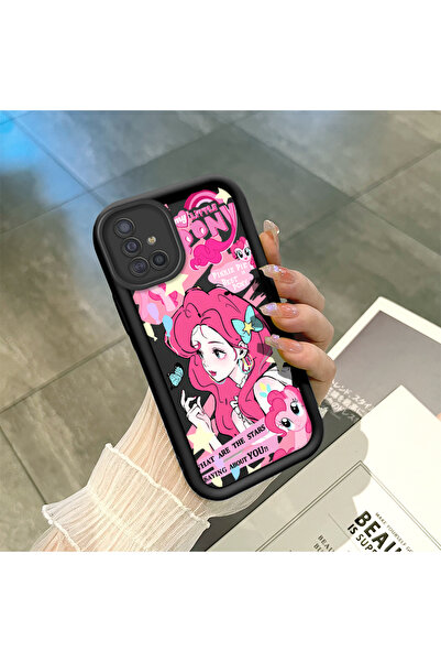 ucuc حافظة سيليكون سوداء متوافقة مع هاتف سامسونج جالاكسي A51 4G مع حماية للكا...