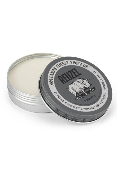 Reuzel Extreme Hold Matte Pomade Ekstra Güçlü Tutucu Mat Krem Wax 95 gr