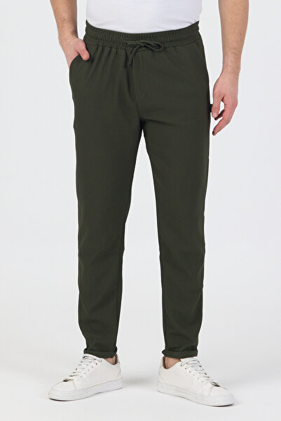 CLIPMAN Ανδρικό παντελόνι jogger εφαρμοστό από μαλακό ύφασμα ελαστικό ύφασμα ...