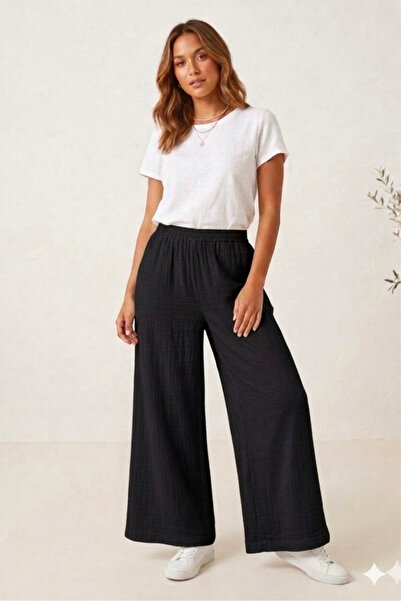 estewoman Muslin Pocketless Trousers