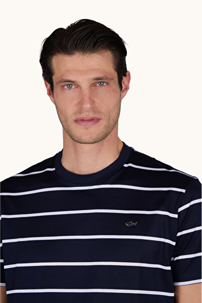 PAUL&SHARK قميص رجالي محبوك من القطن