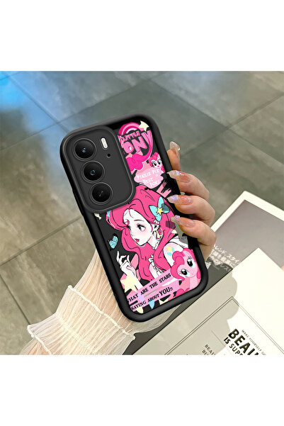 ucuc حافظة سيليكون سوداء متوافقة مع Realme C75 4G مقاومة للصدمات مع حماية للك...