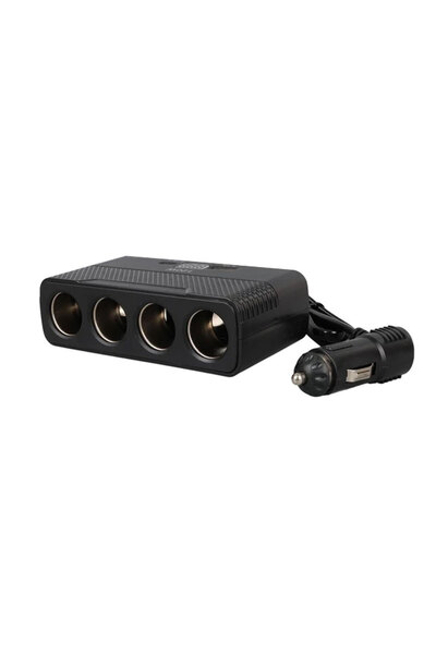 Leonpro 12v-24v 4 port Araç çakmak çoğaltıcı 1 type c 1 usb şarj girişleri 120w
