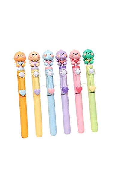 Markasız ucuz Dinozor Tasarımlı Pastel Fosforlu Kalem 79-8