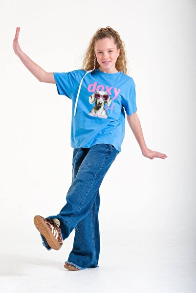 LOCO LOCO Pantaloni din denim 8480 pentru fete