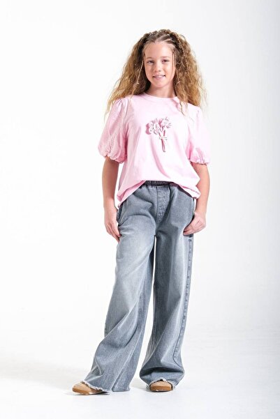 LOCO LOCO Pantaloni din denim 8480 pentru fete