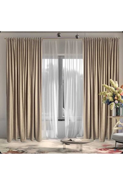 OEM Draperie Premium Blackout bej, opaca, textura de in