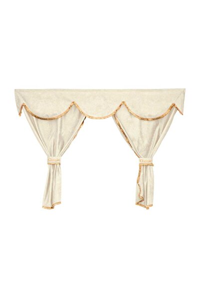 F-CORE Set perdele cabina camion universale crem