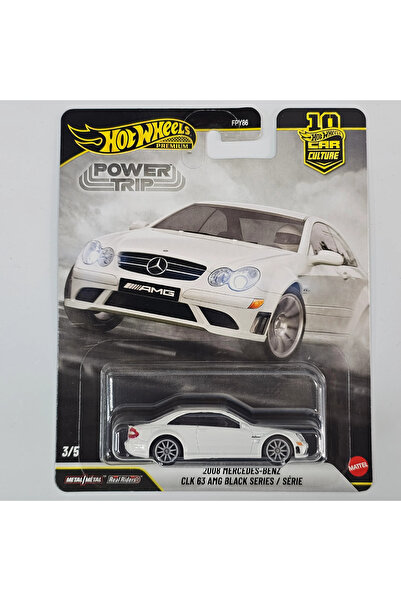 HOT WHEELS premium 2008 mercedes-benz clk 63 amg power trip model araba dieca...
