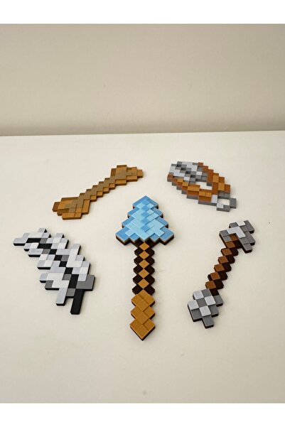 You Toys Minecraft 5li Ekstrem Set- Spear+Feather+Bone+Shears+Arrow