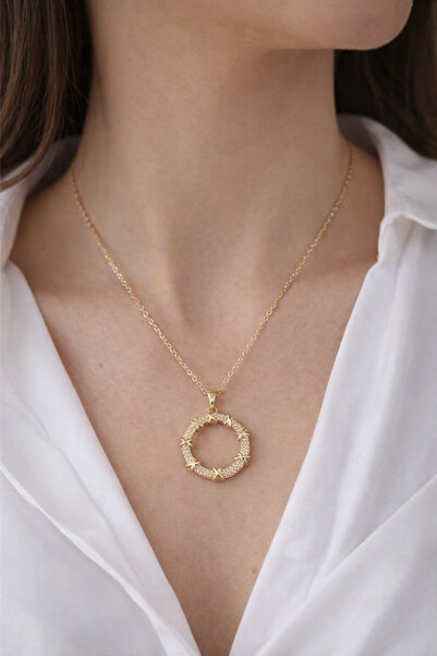 Yıldız Accessory قلادة XOXO من الفولاذ