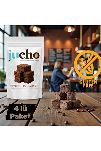 JUCHO Freeze Dry Glutensiz Brownie – Dondurarak Kurutulmuş Premium Atıştırmal...