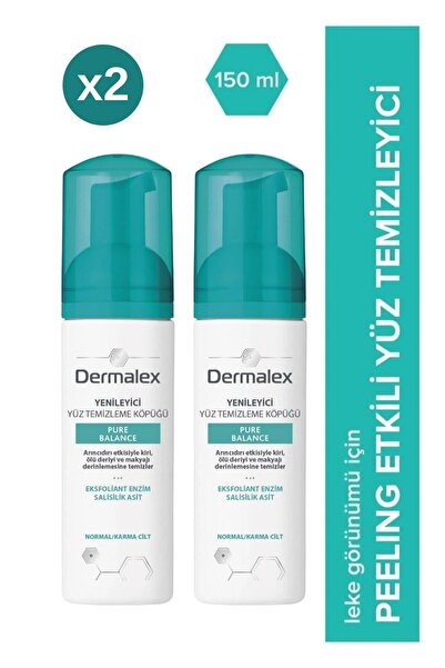 dermalex Pure Balance Yenileyici Yüz Temizleme Köpüğü 150 ml - 2'li Avantajlı...