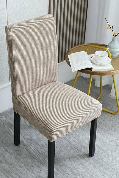 StarMall Kaliteli Likrali Kumaş pitikare Desen Sandalye Örtüsü, Lastikli, Esn...