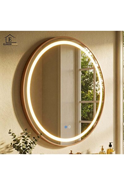 Elindor ® Οβάλ Καθρέφτης Τοίχου, Αντιθαμβωτικός, Με Πλαίσιο, Ιδανικός για Μπά...