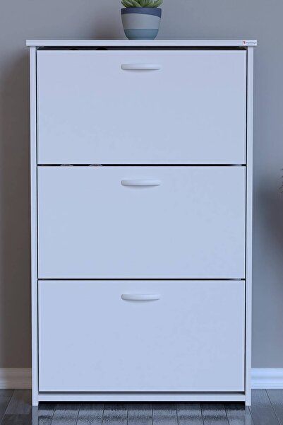 Modilayn West Ayakkabılık (72 cm) 3 Düşer Kapaklı 6 Raflı (5 Farklı Renk Seçe...