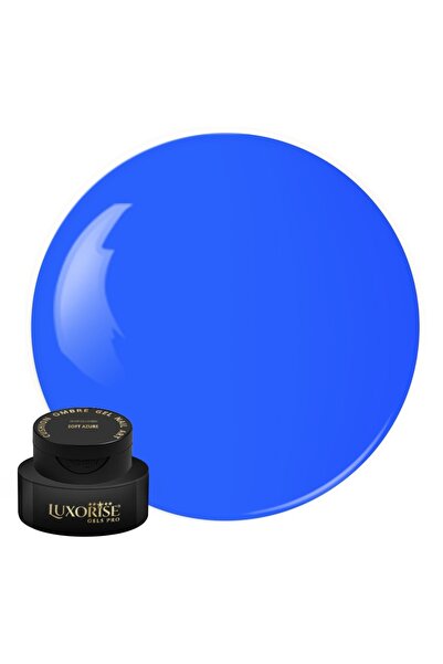 LUXORISE Gel UV Nail Art Babyboomer Cushion Ombre Velvet - Soft Azure, 2ml