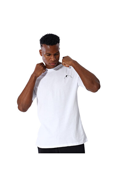 Sportive Yama Erkek Beyaz Günlük Stil T-Shirt 25YE030-BYZ