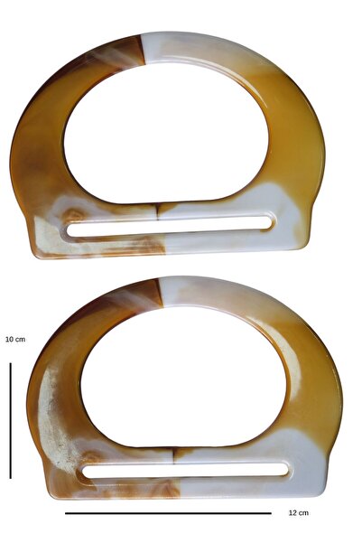 MarifetDükkan 12 cm plastic c Bag handle / 2 pieces