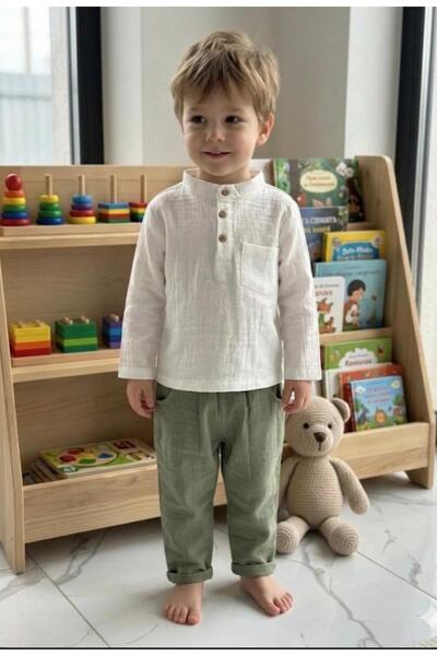 Zelhankids Boy's 2-Piece Muslin Set