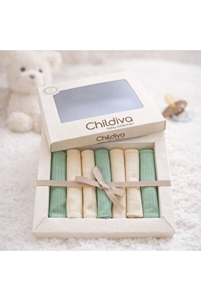 Happy Baby Butik Childiva 100% Cotton 7-Pack Corded Fabric Combed Cotton Baby...